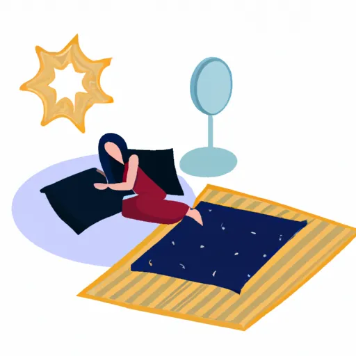 of_a_person_creating_a_peaceful_atmosphere_for_sleep