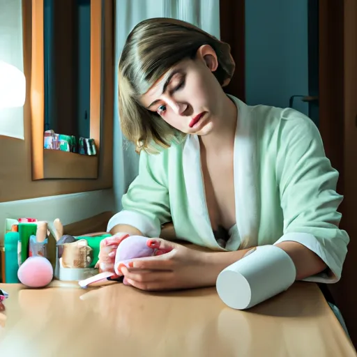 of_a_person_preparing_for_bed_with_a_relaxing_nighttime_routine