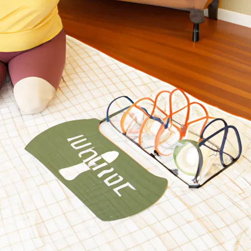 of_a_person_staying_fit_by_exercising_in_their_hotel_room