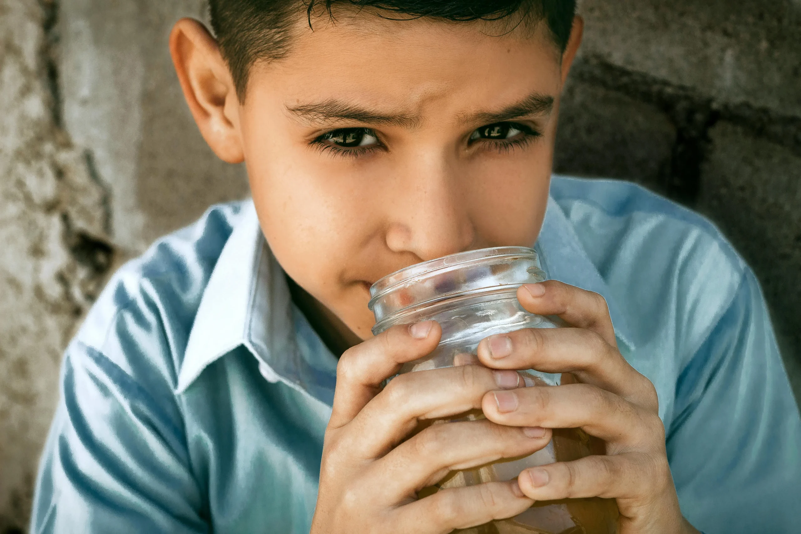 of_a_person_drinking_water